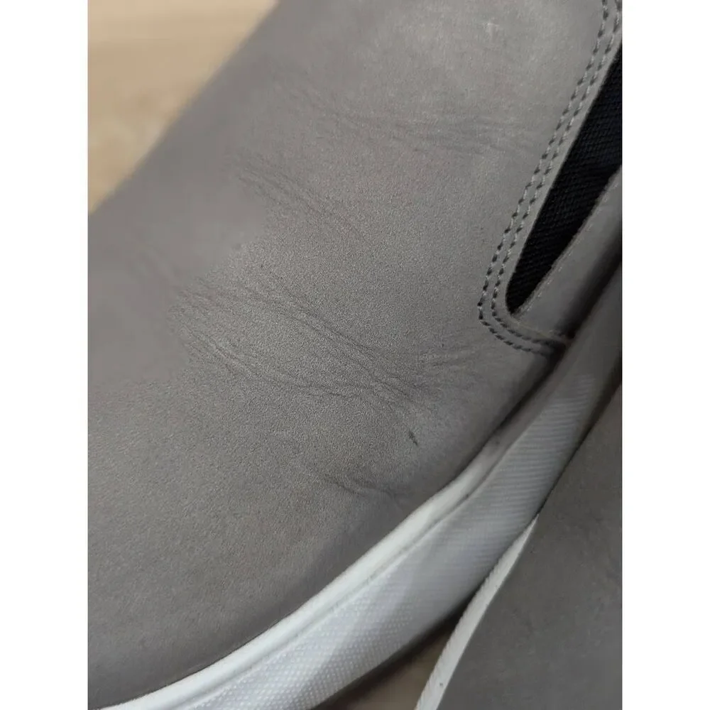 Samuel Hubbard Flight Slip On Sneakers Men's 9.5 E WIDE Grey Nubuck Travel